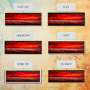 Red Sky, Abstract Desert Art, Bold Landscape, Dramatic Sunset, Earthy Tones, Modern Southwest Decor, Framed Canvas Print