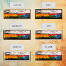 Vibrant Abstract Field, Colorful Landscape Painting, Modern Farmhouse Wall Art, Boho Nature Print, Warm Earthy Decor, Framed Canvas Print
