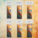 Grass Ocean, Sunset Breeze, Lush coastal grassscape Canvas Print, warm sunset beach art, spa or reading nook boho wall decor