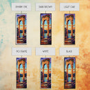 Archway, Sunset, Stone Portal, Dreamscape Framed Canvas Print, Mediterranean Wall Art, Spiritual Decor, Eclectic Entryway Accent, Sunset Painting