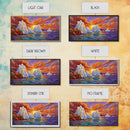 Iceberg Ocean, Sunset, Arctic, Canvas Print, Nature Wall Art, Vibrant Seascape Painting, Winter Decor Accent, Living Room Display