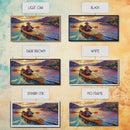 Kayaker Sunset, Mountains, Adventure, Framed Canvas Print, Lake Wall Art, Outdoor Lover Gift, Autumn Adventure Decor, Man Cave Wall Art