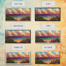 Tropical Beach, Clouds, Canvas Print, Colorful coastal beach artwork with dramatic clouds and waves, Bathroom Wall Art, coastal style
