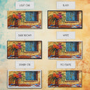 Flowers Pottery, Window, Still Life, Canvas Print, vibrant floral still life wall art, Mexican pottery, rustic kitchen décor