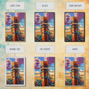 Fence Flowers, Sky, Bold, Framed Canvas Print, western barbed wire wall art, farmhouse boho style, sunset rustic decor, entryway or den