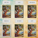 Majestic Tree, Lakeside, Sunset Canvas Print, Nature Lover’s Wall Art, Cabin Living Room Decor, Whimsical Landscape Painting