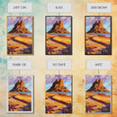 Desert Monolith, Canyon Rock, Purple Sky, Southwest Vibes, Framed Canvas Print, Boho Wall Art, Desert Landscape, Office Wall Decor