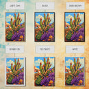 Cactus Flowers, Desert, Bright Succulent Garden, Framed Canvas Print, Colorful Kitchen Wall Art, Boho Desert Decor, Eclectic Nature Style