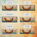 Tribal Canoe, Ocean Spirit, Ethnic Decor, Sunset Waterscape, Framed Canvas Print, Rustic Coastal Art, Living Room Adventure Decor