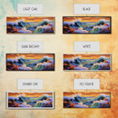 Breaking Waves Seascape, Ocean Wall Art, Sunset Coastal View, Framed Canvas Print, Nautical Living Room Decor, Beach Style