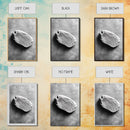 Primitive Rock, Shadow Texture, Minimal Earth Tone, Framed Canvas Print, Zen Wall Art, Office Decor, Neutral Modern Aesthetic