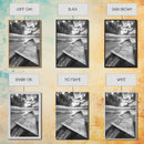 Map On Beach, Travel Adventure Art, Wanderlust Decor, Coastal Office Style, Framed Canvas Print, Explorer Aesthetic, Black White Scene