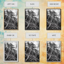 Windy Pines, Forest Landscape, Nature Photography, Framed Canvas Print, Rustic Wall Art, Cabin Decor, Minimalist Art, Fall Home Style