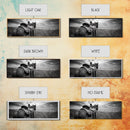 Western Horse Beach, Saddle Detail Horizon, Equestrian Art, Framed Canvas Print, Farmhouse Wall Art, Cowboy Country Decor