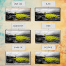 Lone Tree Lava, Surreal Earth Tones Decor, Abstract Volcanic Art, Black and Yellow Landscape, Canvas Print, Boho Living Room Accent
