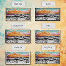 Vibrant Ocean, Sunset Sky, Colorful Waves, Canvas Print, Surreal Coastal Wall Art, Bathroom Decor, Modern Beach Aesthetic