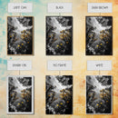 Golden Fish, Kelp Forest, Ethereal Ocean Scene, Framed Canvas Print, Underwater Wall Art, Nature Photography, Bathroom Sea Decor