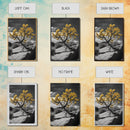Desert Bloom, Yellow Tree, Rocky Hill, Framed Canvas Print, Southwest Wall Art, Boho Nature Decor, Minimalist Desert Landscape