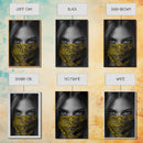 Yellow Bandana Girl, Intense Eyes, Street Portrait, Framed Canvas Print, Modern Photography, Teen Bedroom Wall Art, Bold Style