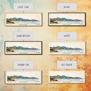 Antigua, Antigua and Barbuda Watercolor Beach Print, Vacation Gift, Antigua and Barbuda Wall Art, Framed Canvas Print, Framed Beach Painting
