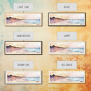 Arashi Beach, Aruba Watercolor Beach Print, Vacation Gift, Aruba Wall Art, Framed Canvas Print, Framed Beach Painting
