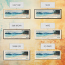 Blue Lagoon, Malasyia Watercolor Beach Print, Vacation Gift, Malasyia Wall Art, Beach Painting, Beach Decor, Beach Painting