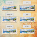 Hvar Beach Club, Croatia Watercolor Print, Vacation Gift, Croatia Wall Art, Beach Painting, Beach Decor, Large Wall Art, Wood Frame Art