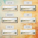 Long Beach Island, New Jersey Watercolor Print, Vacation Gift, New Jersey Wall Art, Beach Painting, Beach Decor, Large Wall Art, Wood Frame Art