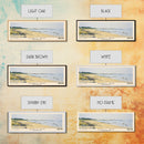 Shell Bay, United Kingdom Watercolor Beach Print, Vacation Gift, United Kingdom Wall Art, Framed Canvas Print, Framed Beach Painting