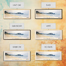 Wainui Beach, New Zealand Watercolor Print, Vacation Gift, New Zealand Wall Art, Beach Painting, Beach Decor, Large Wall Art, Wood Frame Art