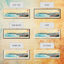 Santander Spain Travel Print Wall Art, Panoramic City Art, Travel Art, Wall Decor, Vacation Gift, Framed Canvas Print Or Metal Art
