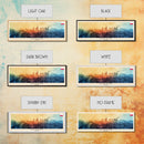 Warsaw Poland Travel Art, City Art, Framed Canvas Print or Metal Wall Art, Europe Travel Poster, Panoramic Wall Art, Extra Wide Wall Art