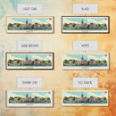 Bremen Germany Wall Art, Panoramic Travel Poster, Panoramic Framed Canvas Print, City Wall Art, Wall Hanging Home Decor, Travel Art
