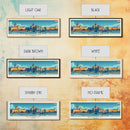 Budapest Hungary Travel Art, City Art, Framed Canvas Print or Metal Wall Art, Europe Travel Poster, Panoramic Wall Art, Extra Wide Wall Art