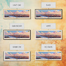 Donetsk Ukraine Panoramic Travel Poster, Framed Canvas Print or Metal Wall Art, Travel Art, Home Decor, Panoramic Painting, Midcentury Art