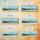 Engels Russia Panoramic Travel Poster, Framed Canvas Print or Metal Wall Art, Travel Art, Home Decor, Panoramic Painting, Midcentury Art
