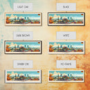 Essen Germany Travel Print Wall Art, Panoramic City Art, Travel Art, Wall Decor, Vacation Gift, Framed Canvas Print Or Metal Art