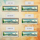Frankfurt Germany Travel Print Wall Art, Panoramic City Art, Travel Art, Wall Decor, Vacation Gift, Framed Canvas Print Or Metal Art