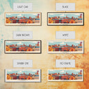 Leicester United Kingdom Travel Art, City Art, Framed Canvas Print or Metal Wall Art, Europe Travel Poster, Panoramic Wall Art, Extra Wide Wall Art