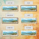 Novokuznetsk Russia Panoramic Travel Poster, Framed Canvas Print or Metal Wall Art, Travel Art, Home Decor, Panoramic Painting, Midcentury Art