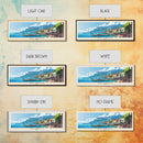 Salerno Italy Travel Art, City Art, Framed Canvas Print or Metal Wall Art, Europe Travel Poster, Panoramic Wall Art, Extra Wide Wall Art