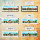 Szkesfehervar Hungary Panoramic Travel Poster, Framed Canvas Print or Metal Wall Art, Travel Art, Home Decor, Panoramic Painting, Midcentury Art