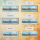 Tallinn Estonia Panoramic Travel Poster, Framed Canvas Print or Metal Wall Art, Travel Art, Home Decor, Panoramic Painting, Midcentury Art