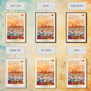 Almeria Spain Beachside City Travel Poster Art, Framed Canvas Print, Vibrant Wall Art for Living Room, Bedroom Decor, Home Decoration