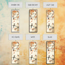 Japanese Art Inspired by Tranquil Birds and Blossoms, Framed Canvas Print for Tall Skinny Art Lovers in Ukiyo-e Style