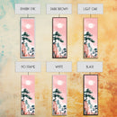 Ethereal Reeds In Windy Meadow Blush Tones Skinny Art Tall Art Framed Canvas Print Japanese Style Art Ukiyo-e Art Wood Block Print Nature