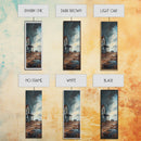 Abandoned House Stormy Sky Canvas Print Moody Art Rustic Wall Art Farmhouse Art Dark Romance Painting Wabi Sabi Art