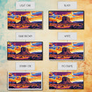 Monument Valley, desert painting, southwest wall art, mountain painting, boho art, panoramic art, Canvas Print, rustic wall art, cowboy gift