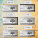 Solitary Tree, Minimalist Art, Landscape Painting, Oak Tree Art, Extra Wide Art, Moody Art, Wabi Sabi Wall Art, Framed Canvas Print
