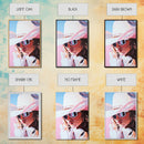 Pink Cowgirl Portrait, black cowgirl painting, western art, pink wall art for dorm, rustic decor, framed canvas print, gift idea for her